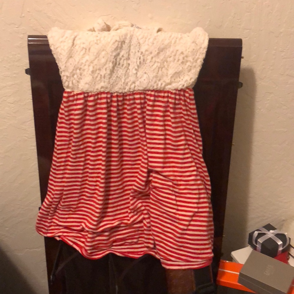 Cute dress with button up back and open mid back
